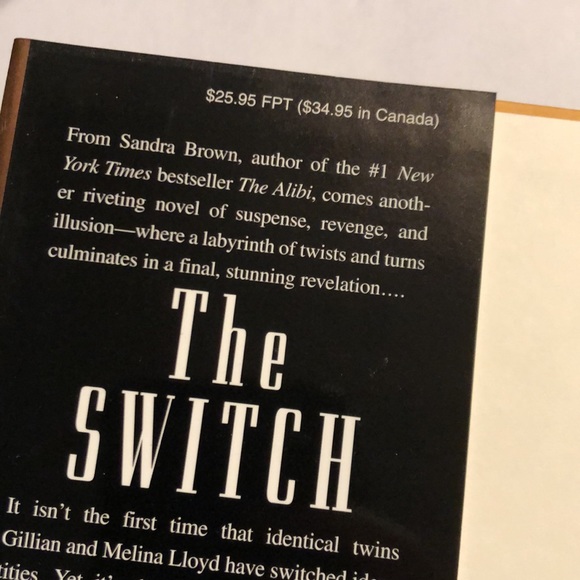 ⭐️3 for $15⭐️ Hardcover | The Switch by Sandra Brown - Picture 5 of 5